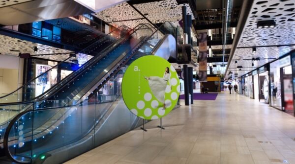 Apvalus reklaminis stendas adWall Vario Flat Ring