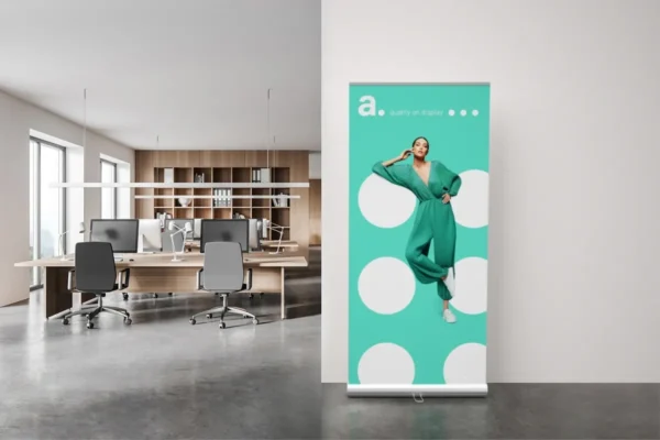 Dvipusis roll-up stendas adStand Twins