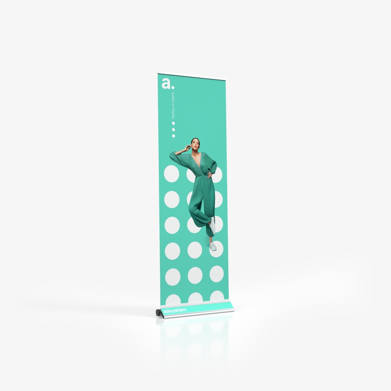 adStand Level – roll-up stendas su vienpuse grafika