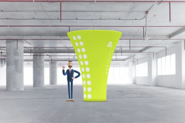 Reklaminis stendas adWall Vario Cone