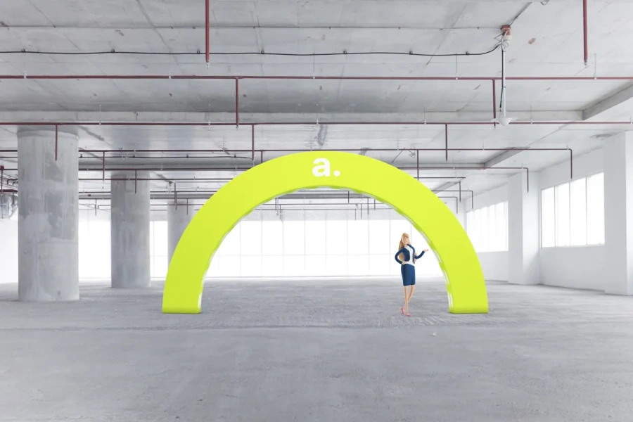 adWall Vario Gate parodos erdvėje