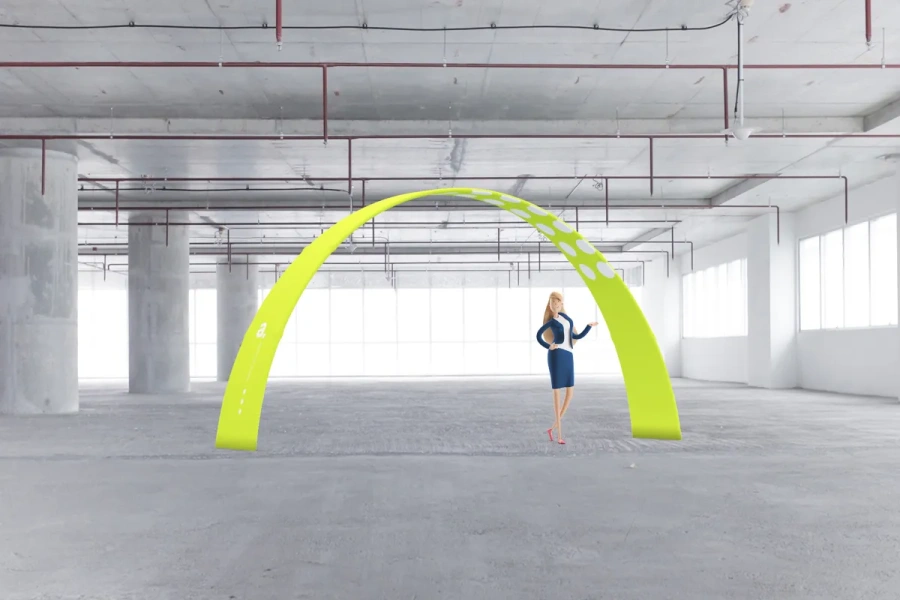 adWall Vario Arch A parodos erdvėje