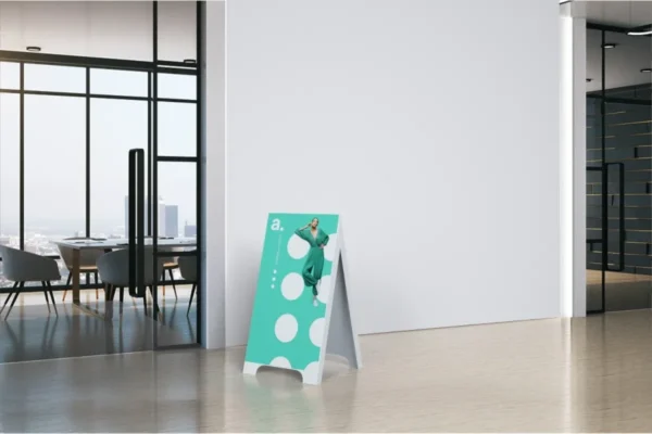 Reklaminis plastikinis stendas adBoard Hips