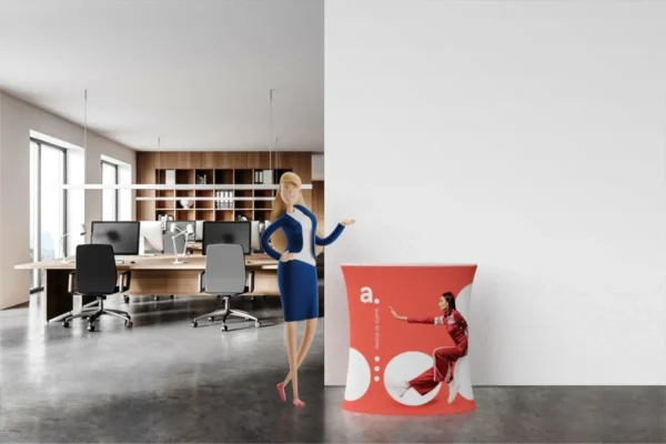 Reklaminis staliukas adTribune Oval