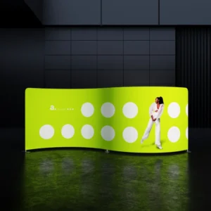 Reklaminis tekstilinis stendas adWall Vario serpentine - 9