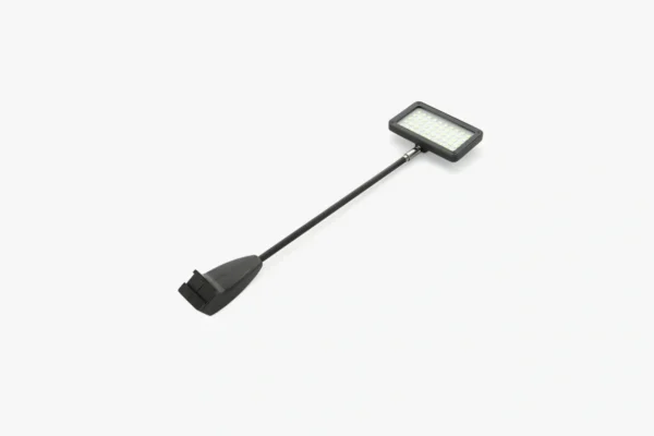 LED šviestuvas 50 LED (juodos spalvos)