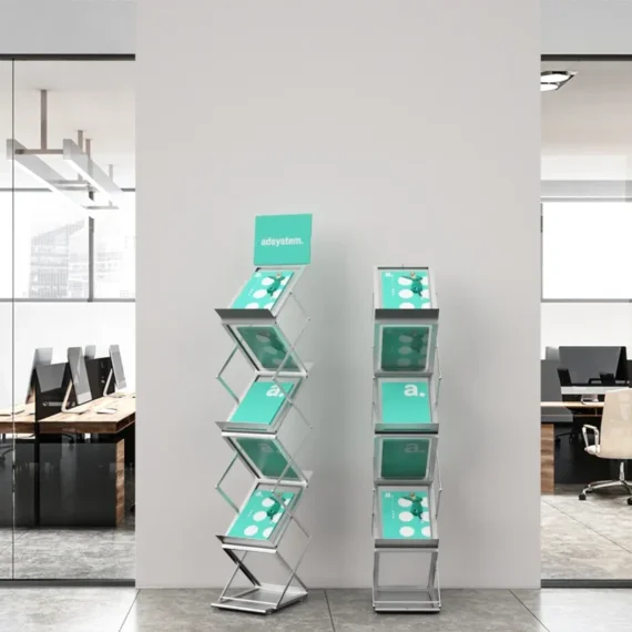 Skrajučių laikiklis adFolder A4