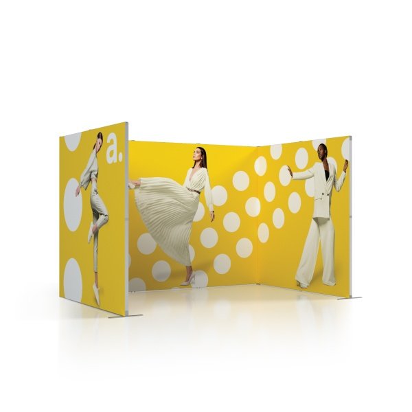 Standartiniai ekonominiai parodų stendai FOLDABLE