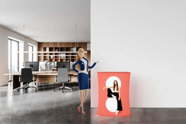 Šviečiantis renginio staliukas adTribune Big Quick LED