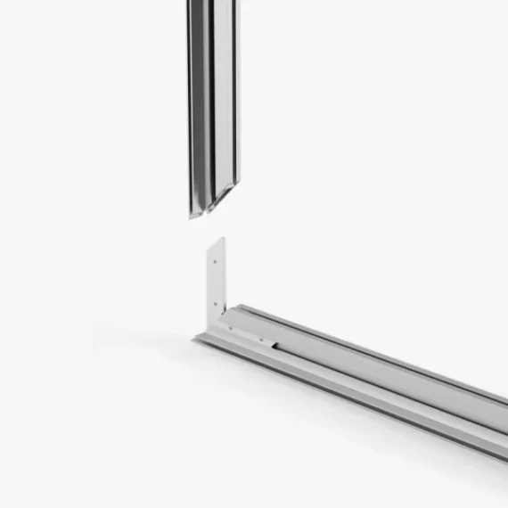 Tekstiliniai rėmeliai kabinami ant sienos adFrame STF - 26 mm
