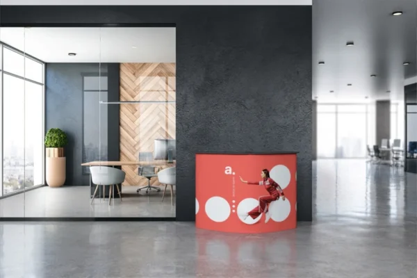 Reklaminis staliukas adTribune Shell