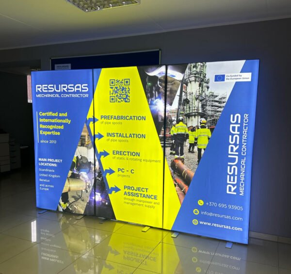Reklaminė LED šviesdėžė adFrame Slim 6,5 cm