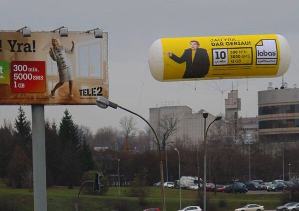 Reklaminiai helio balionai