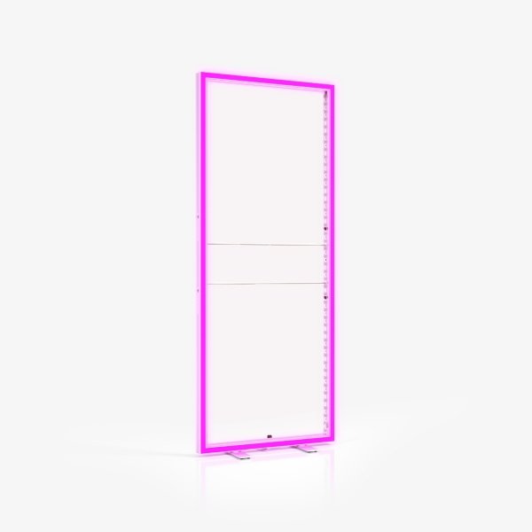Šviesdėžė su spalvota LED juosta adFrame Lumina RGB 100x200cm