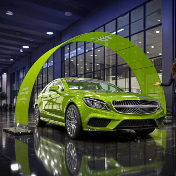 Reklaminė arka – adGate Quick Arch (mobilus tekstilinis stendas)