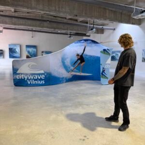 Reklamos stendas Wave