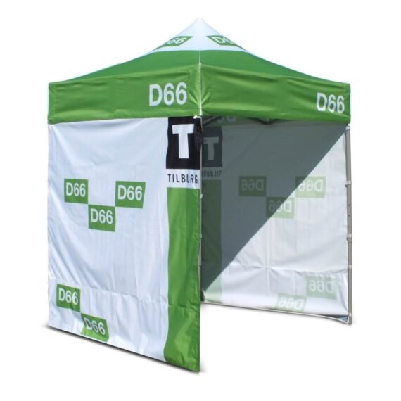 Prekybinė palapinė 2x2 Octa Go + stogas + 3 sienos su spauda
