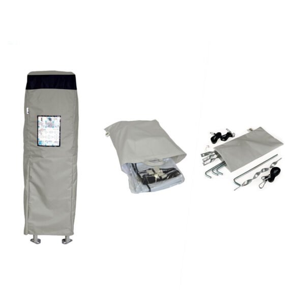 Prekybinė palapinė 3x4,5 Octa Go su reklama ant stogo + 3 sienos su spauda