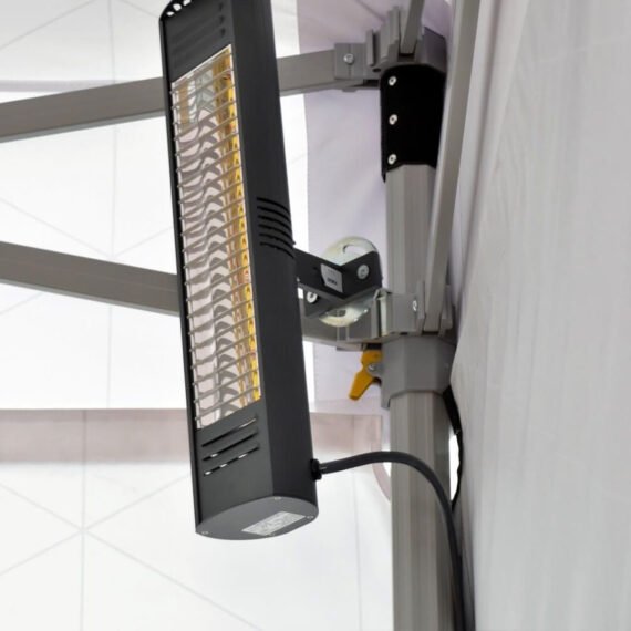 Prekybinė palapinė 3x4,5 Octa Go su reklama ant stogo + 3 sienos su spauda