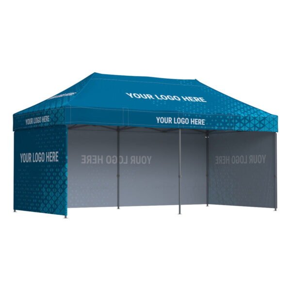 Prekybinė palapinė 3x6 Octa Go su reklama