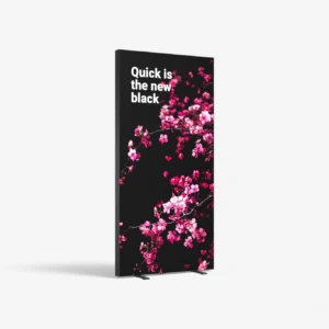 Šviesdėžės juodu rėmu adFrame Quick Black 100x200 cm