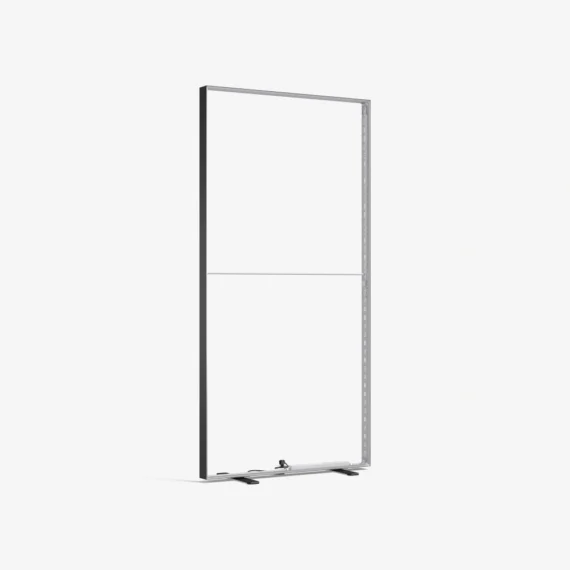 Šviesdėžės juodu rėmu adFrame Quick Black 100x200 cm