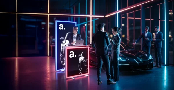 LED šviečiantys staliukai adTribune Lumina RGB