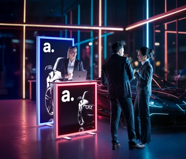 LED šviečiantys staliukai adTribune Lumina RGB