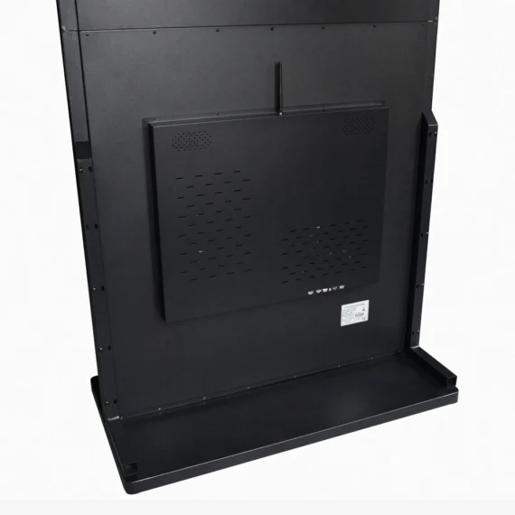 adVideo InfoKiosk 55 with flight case