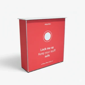 Reklaminis staliukas su užrakinama spintele SEGO Cubic Lock