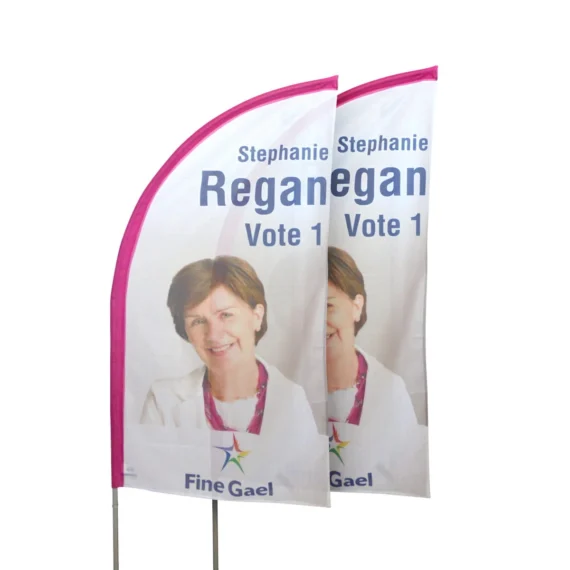 Reklaminės vėliavos komplektas Rider S (201 cm)