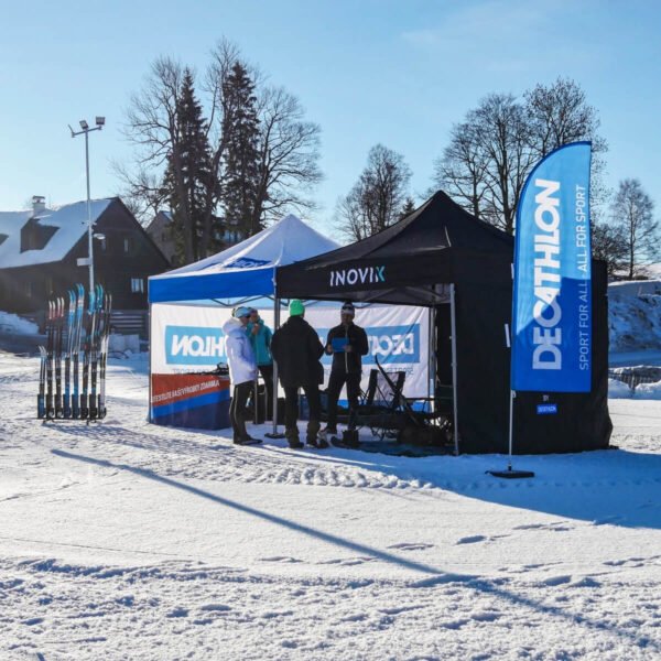 Reklaminės vėliavos komplektas Rider L (425 cm)