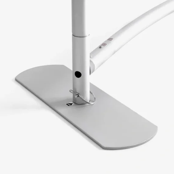 adWall Vario Curved 240 Ø43 in a wheeled bag, single-sided