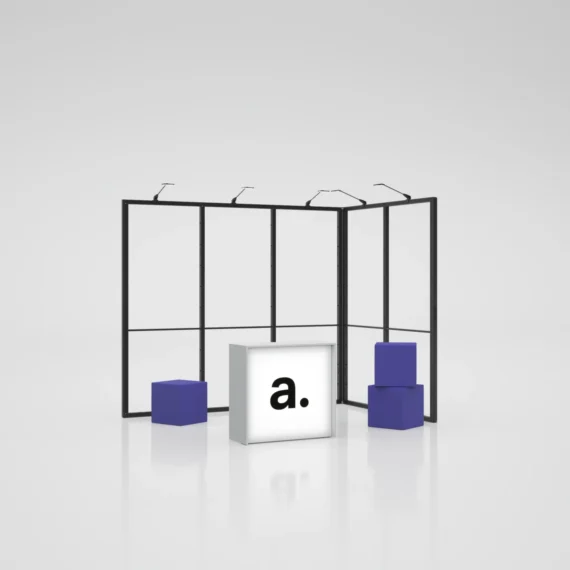 Modulinis parodų stendo komplektas Multiframe - MT6 (3x2m)