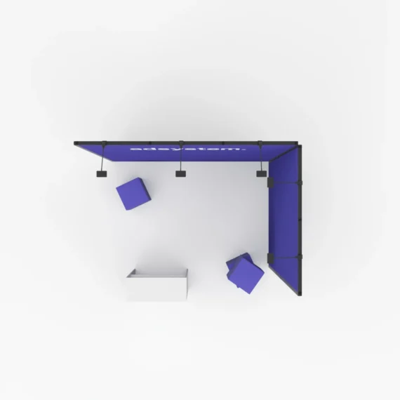 Modulinis parodų stendo komplektas Multiframe - MT6 (3x2m)