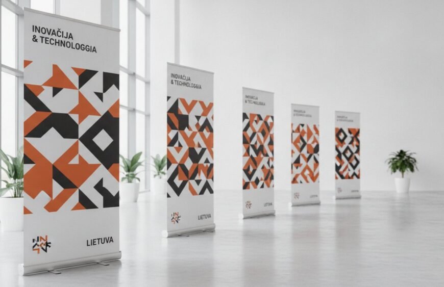 Kokybiški roll-up stendai: kaip pasirinkti ilgaamžę reklaminę įrangą?