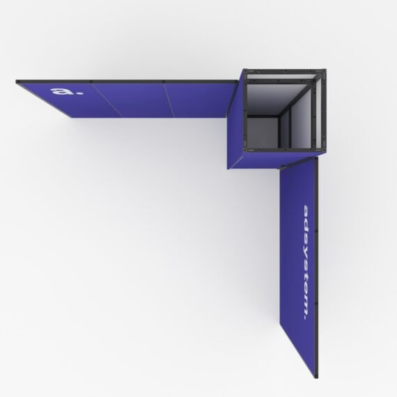 Modulinis parodų stendo komplektas Multiframe - MT2 (4x4m)