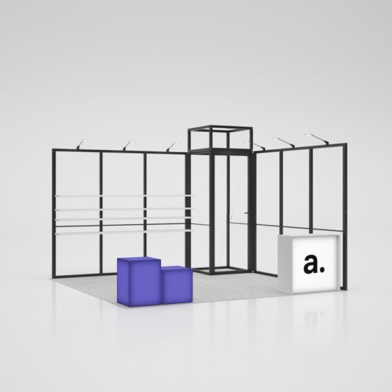 Modulinis parodų stendo komplektas Multiframe - MT2 (4x4m)