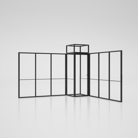 Modulinis parodų stendo komplektas Multiframe - MT2 (4x4m)