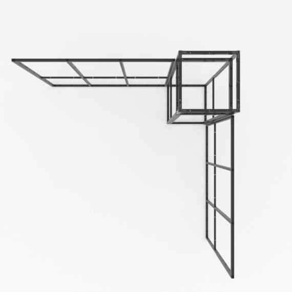 Modulinis parodų stendo komplektas Multiframe - MT2 (4x4m)