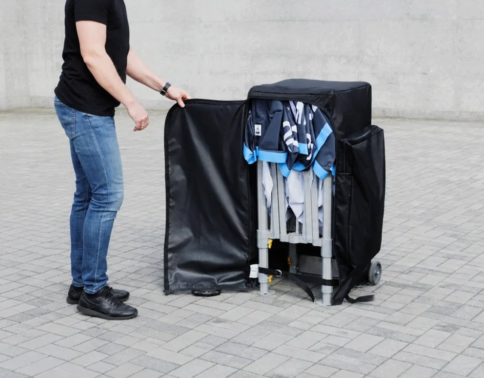 Sulankstyta Octa Compact palapinė ir transportavimo krepšys