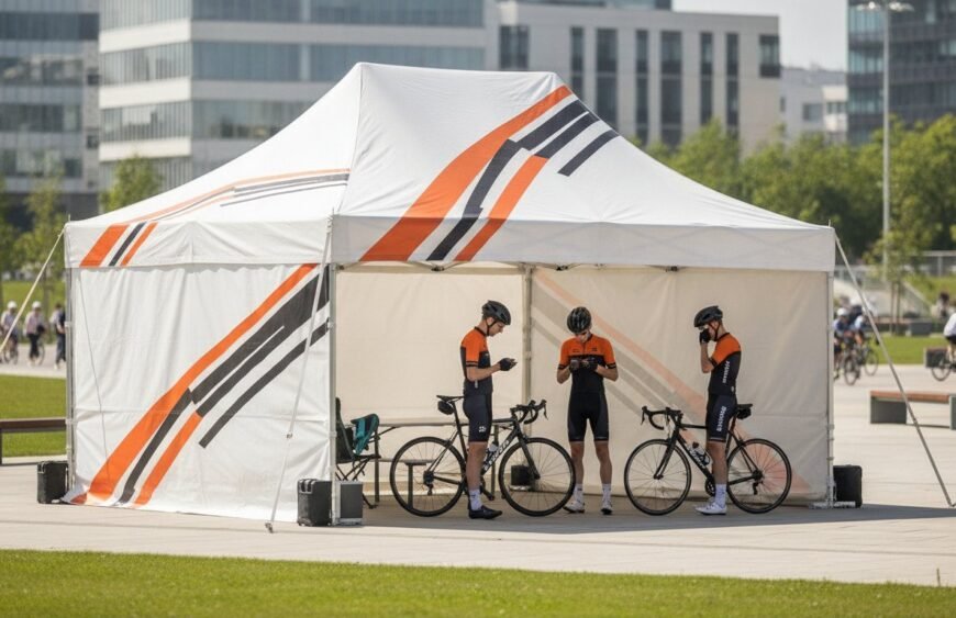Palapinė sporto klubui renginiuose, 4x6 ar 5x5 m palapinės