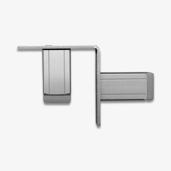 Parodų stendo adFrame Flex jungtys – L, clamp ir Bridge