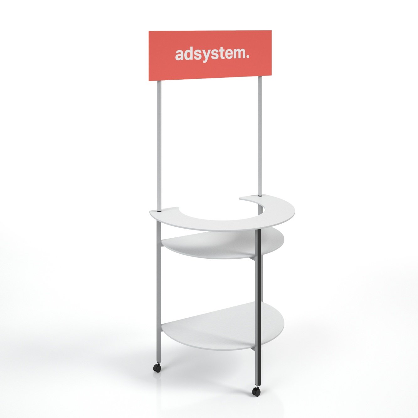 adBox Hit C – rėmas su dviejų lygių stalviršiu