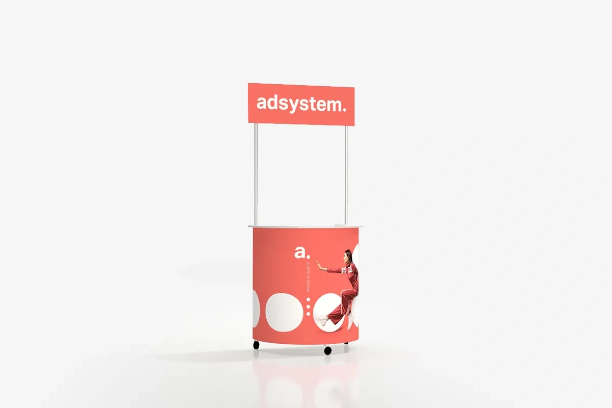 adBox Hit C – staliukas su spauda ir iškaba