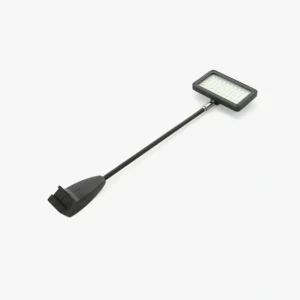 Juodas LED šviestuvas reklaminiam stendui – 50 LED