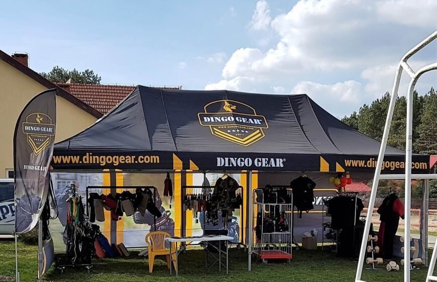 MITKO 4 × 8 m Octa Pro: naudojimo ir spaudos pavyzdys
