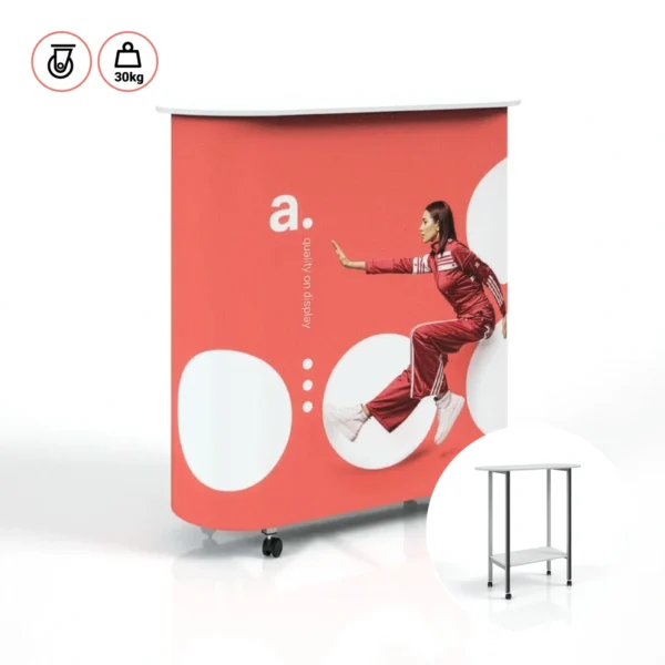 Renginių staliukas adTribune Elypse Mini