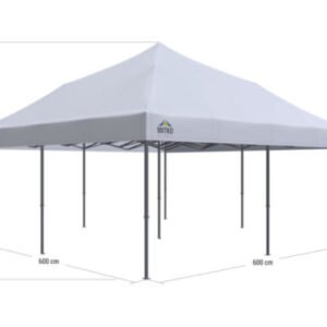 MITKO greito surinkimo palapinės 6 × 6 m matmenų schema